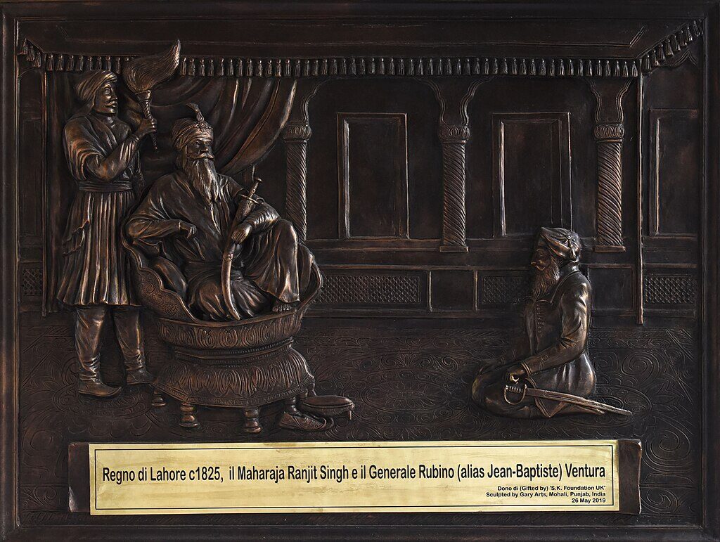 General Ventura and Maharaja Ranjit Singh