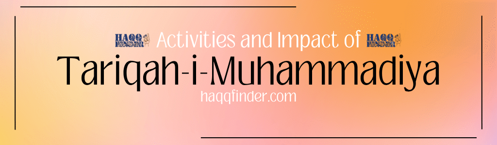 Impact of Tariqah-i-muhammadiya