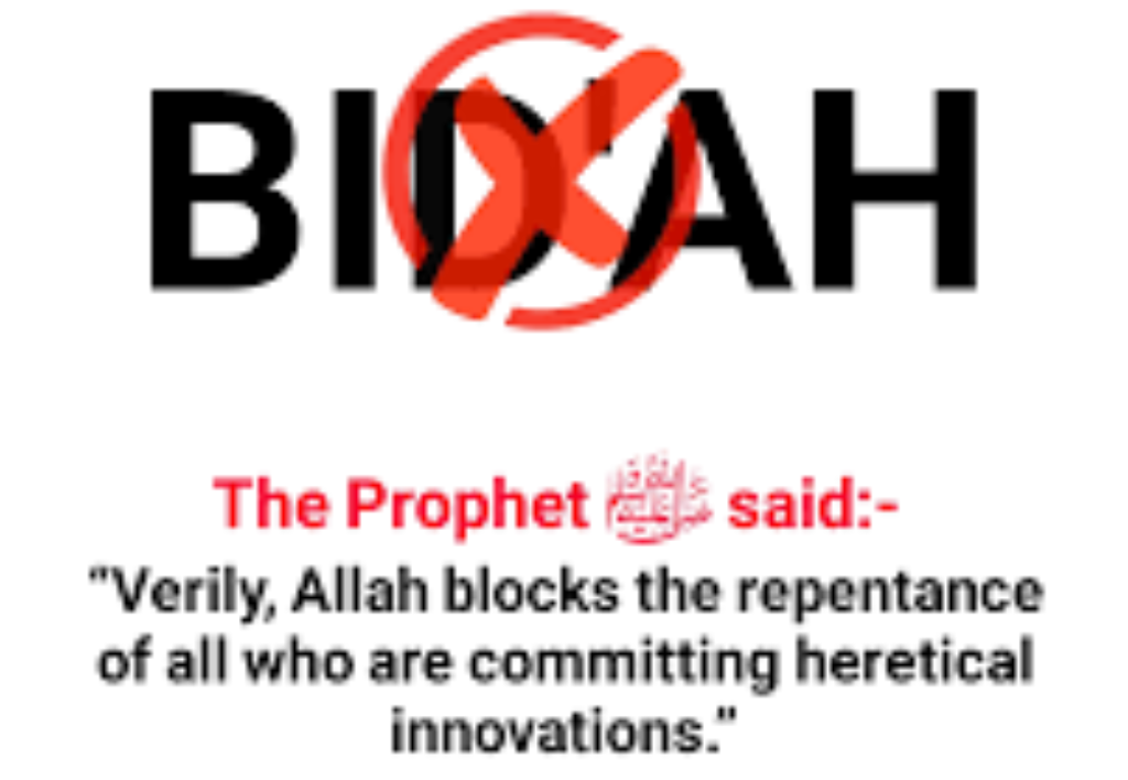 Prophet on bidah