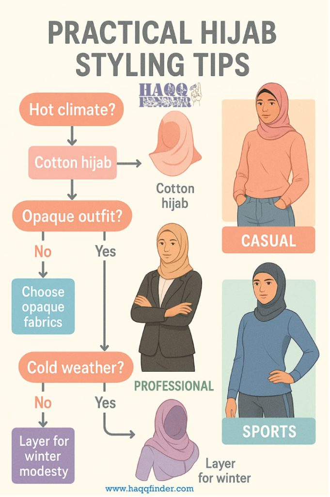 Infographic: Practical Hijab Styling Tips
