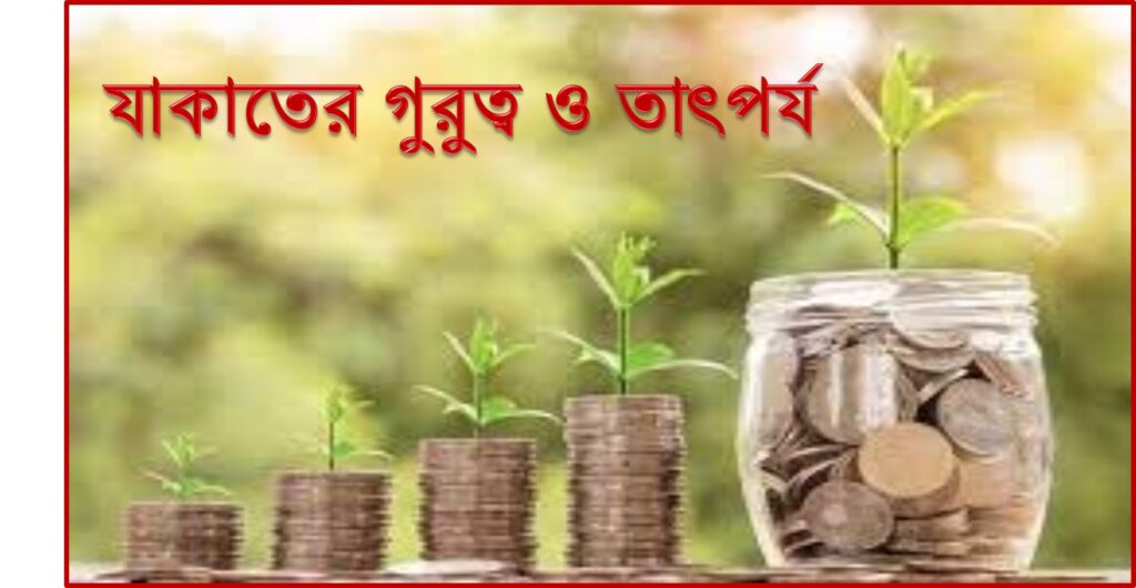 যাকাতের গুরুত্ব